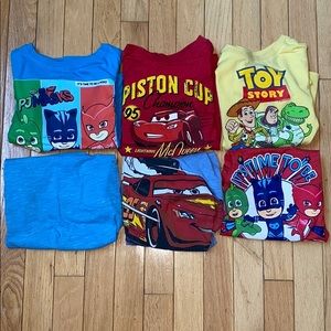 toddler boy t-shirts, size 5T